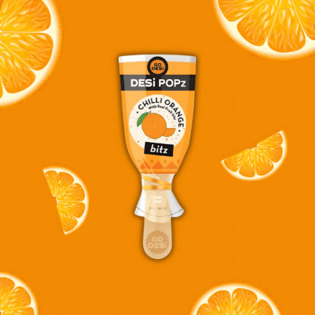 Chilli Orange + Spicy Lolipop | Pack of 5 | GoDesi Popz | Dil Khush Candy